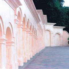 Construction of retaining wall in Los Gatos, CA.