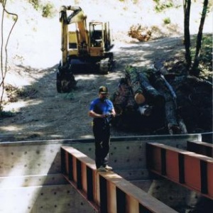 Bridge Construction in Saratoga, CA.